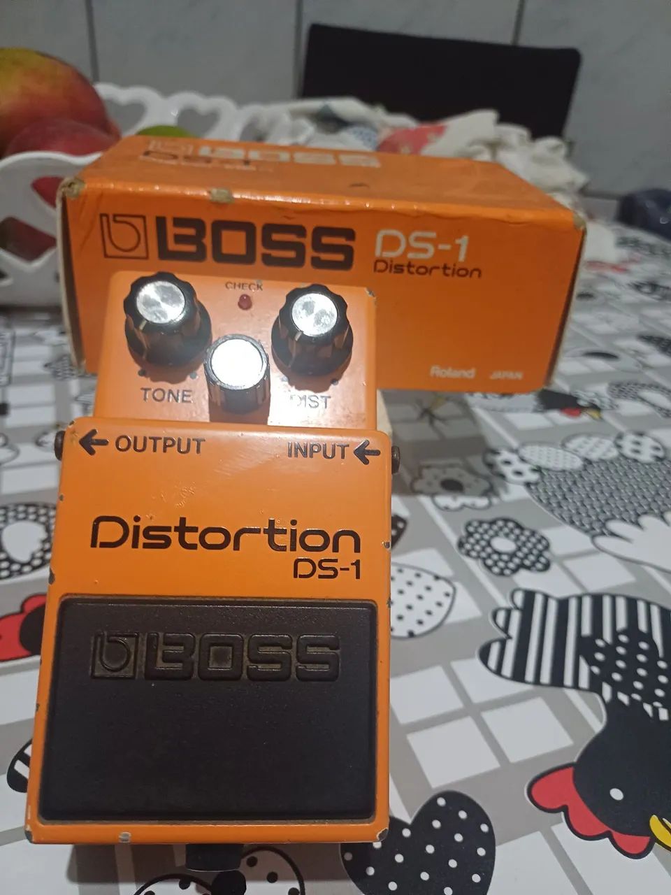 Pedal Boss ds1 japan ds-1 black label japonês anos 80