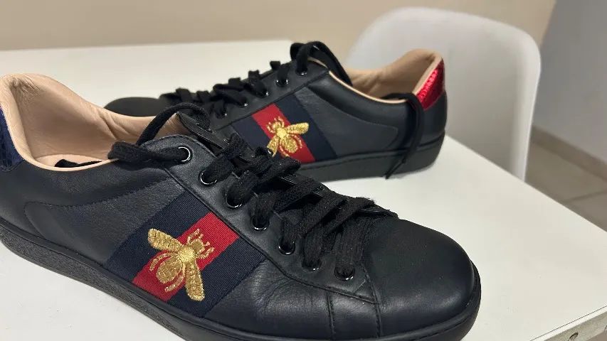 Gucci Ace Web Bee masculino  - Foto 4