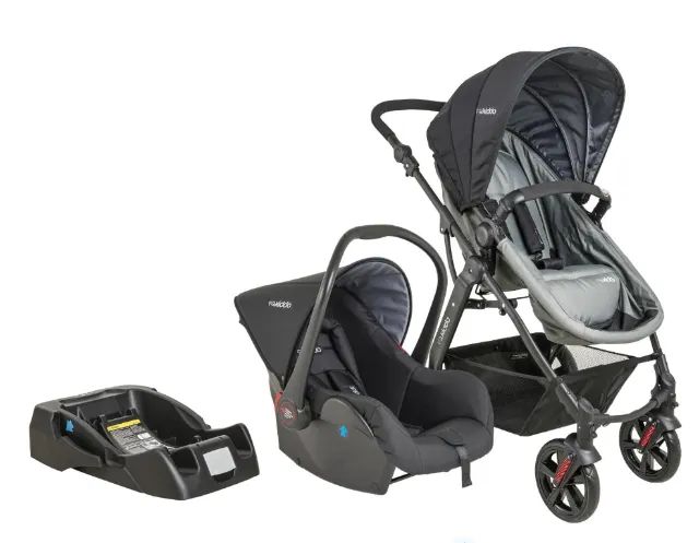 Carrinho de Bebê Kiddo Galaxy + Casulo + Base - Foto 2