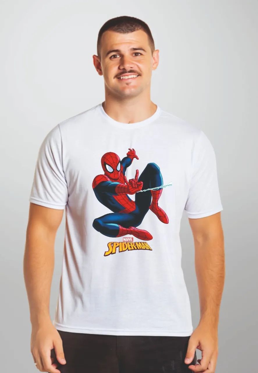 Camisa Branca Homem Aranha 2026 - Foto 2