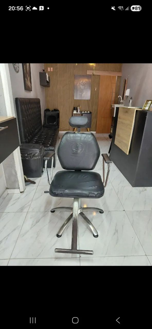 Cadeira de barbeiro e salão  - Foto 2
