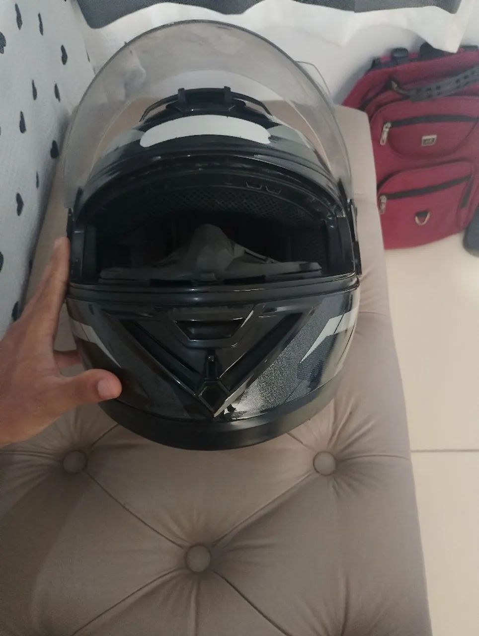Capacete Evo G8 preto  - Foto 3