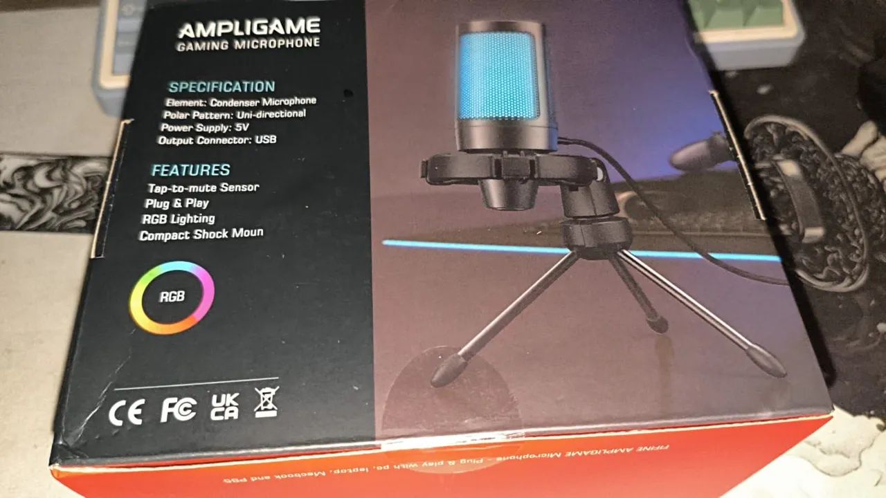 Microfone FIFINE AmpliGame A2 Preto lacrado - Foto 5