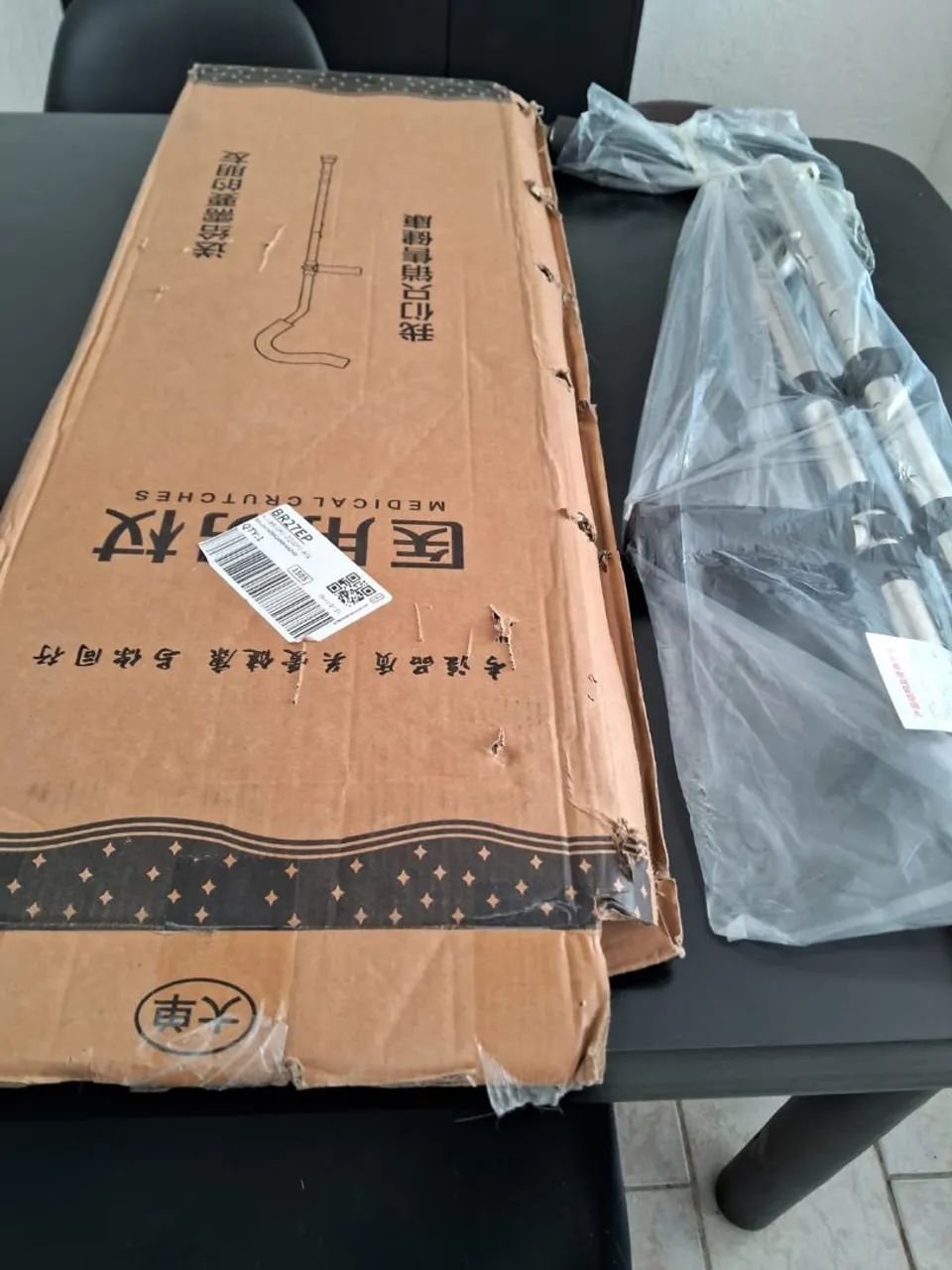 Vendo muleta de apoio.Super resistente .Discreta e ajustável  - Foto 2