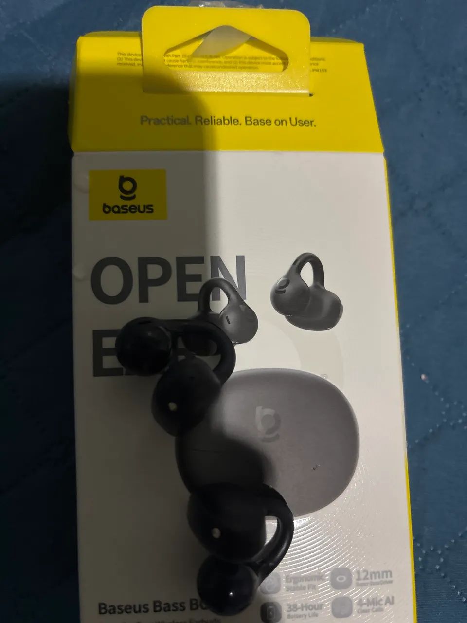 Fones de Ouvido Open Ear Clip-On Baseus Bass BC1