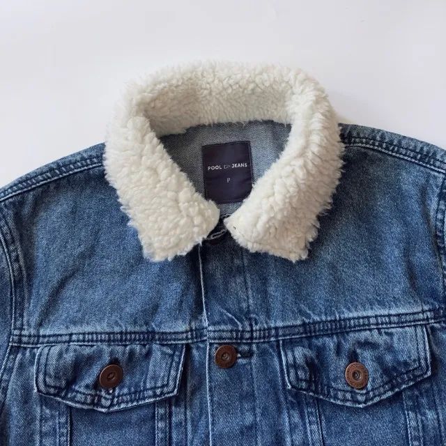 Jaqueta Jeans Masculina Com Gola Sherpa - Foto 2