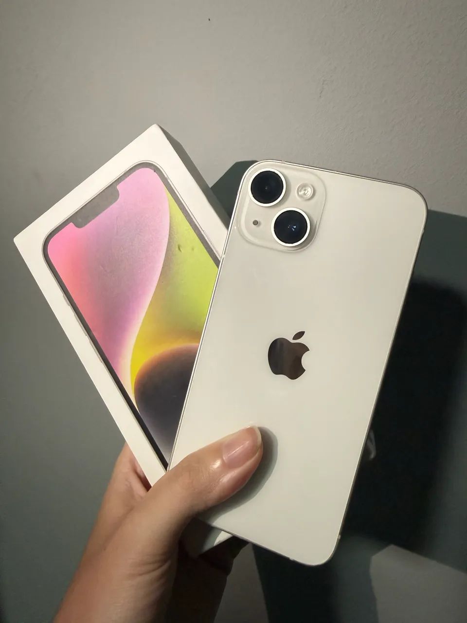 iPhone 14 128Gb Branco - Com caixa todo original