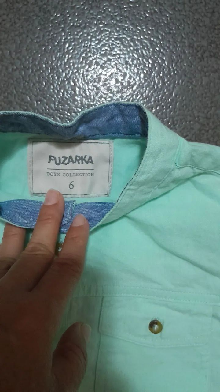 Conjunto Camisa e shorte Menino 6 Anos - Foto 4