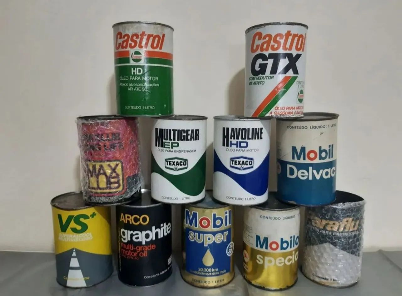 Coléção Latas Óleo de Motor - Foto 4