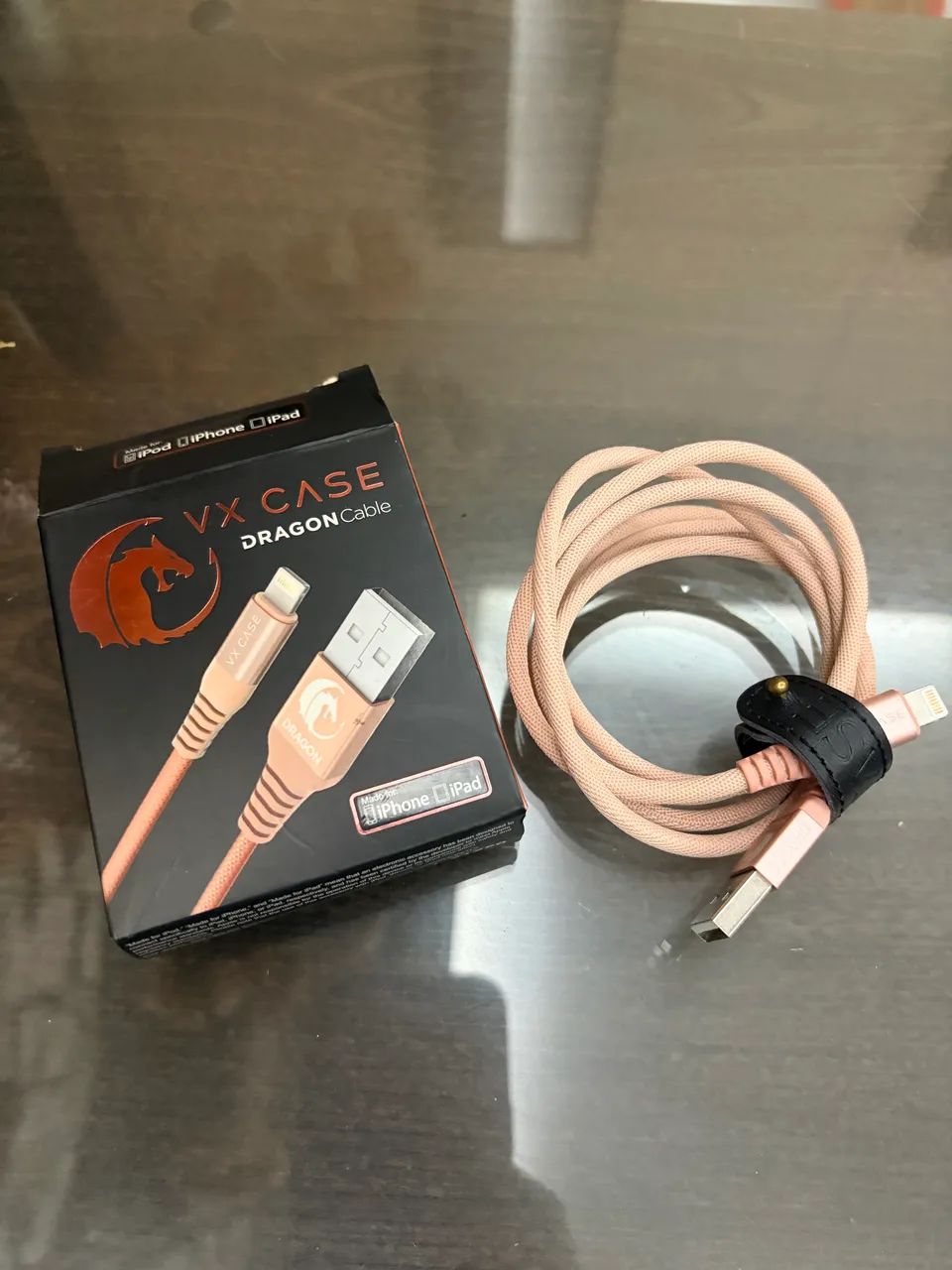 Cabo USB para Lightning MFI Dragon para IPhones e IPads 