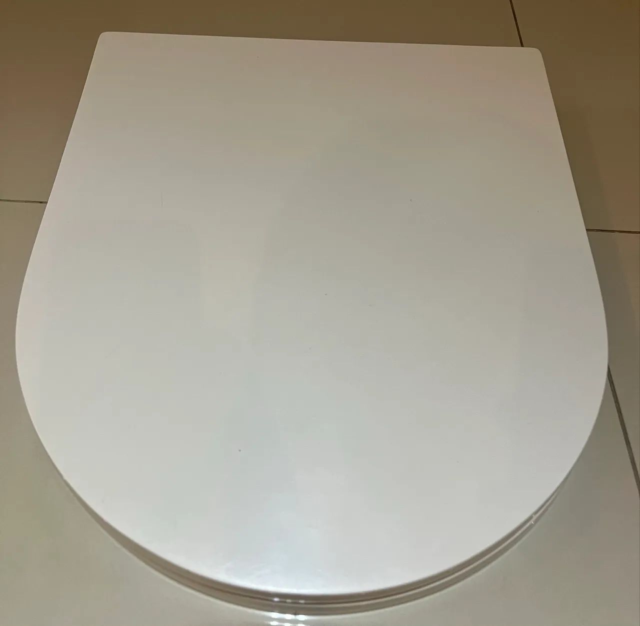 Assento Deca usado Termofixo Slim Lk, Nuova, Carrara, Level - Foto 4