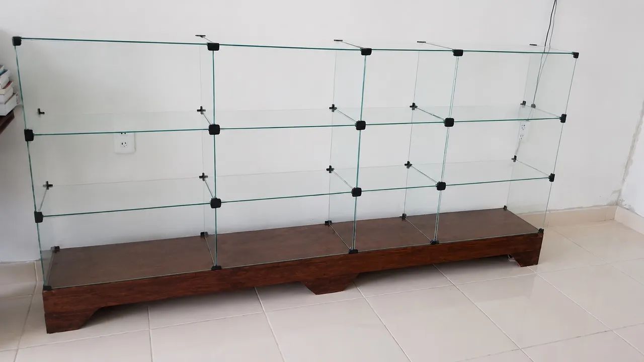 Balcão de vidro