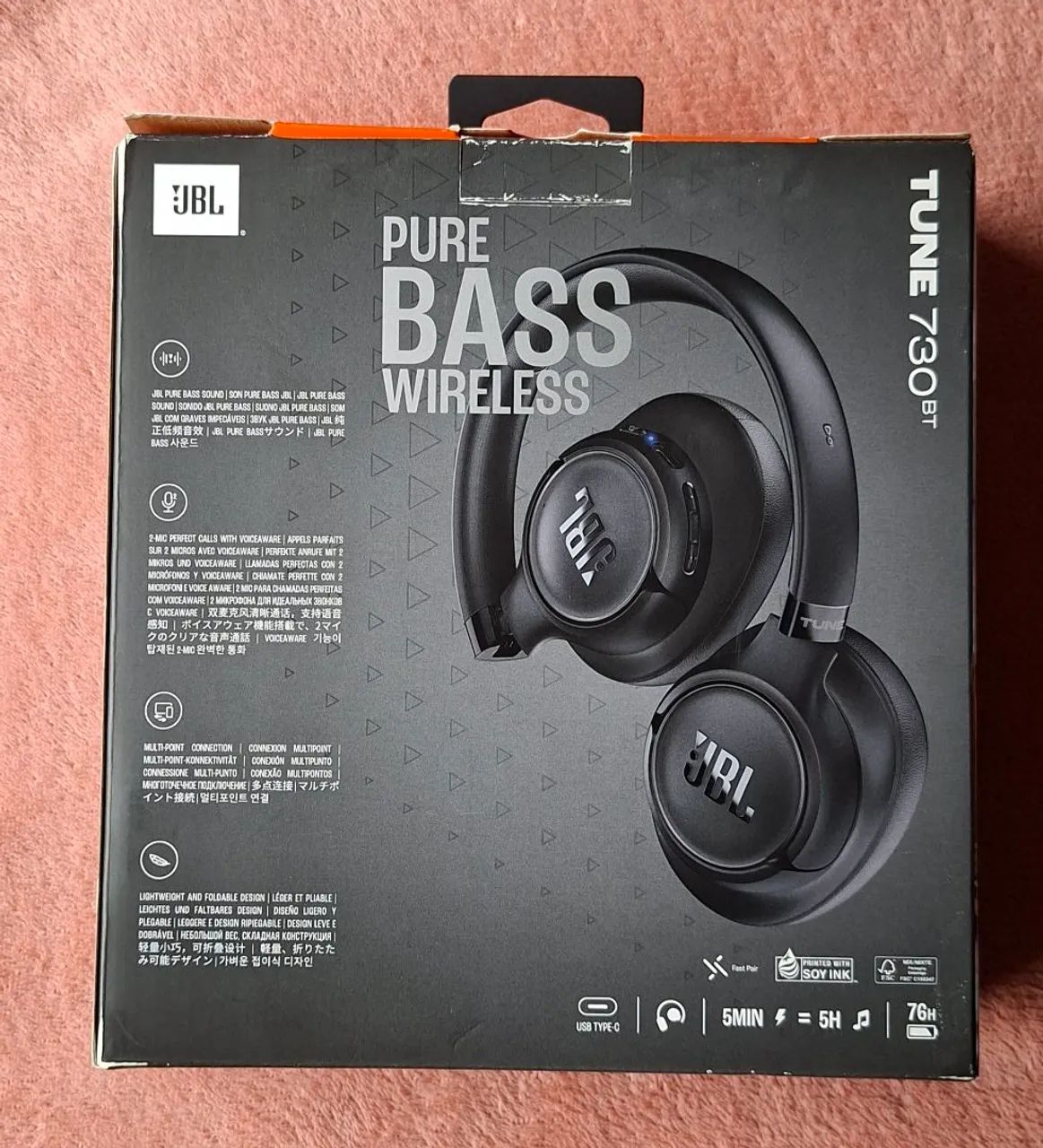 Fone de ouvido Bluetooth JBL Tune 730 bt - Foto 2