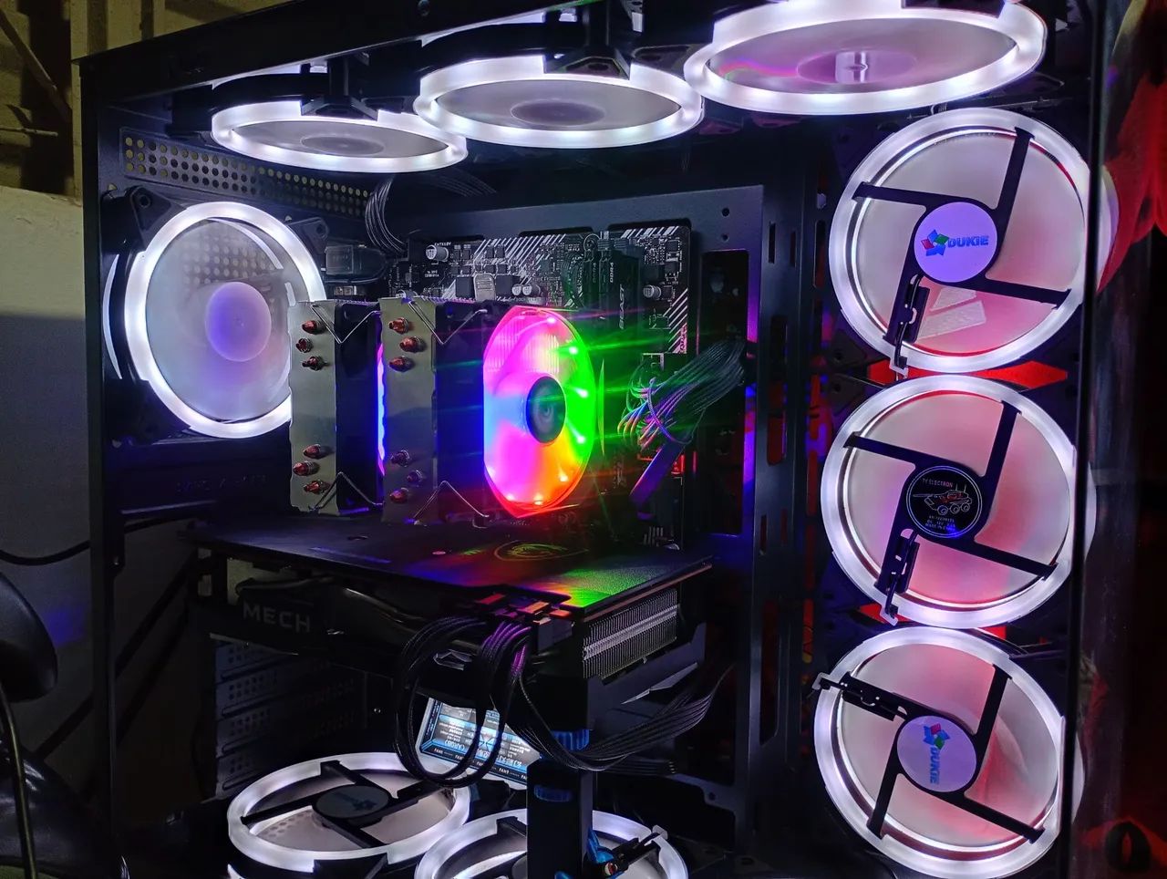 Air cooler + 10 fans RGB  - Foto 2