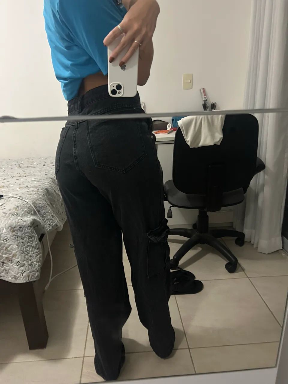 Calça cargo wide leg - Foto 2