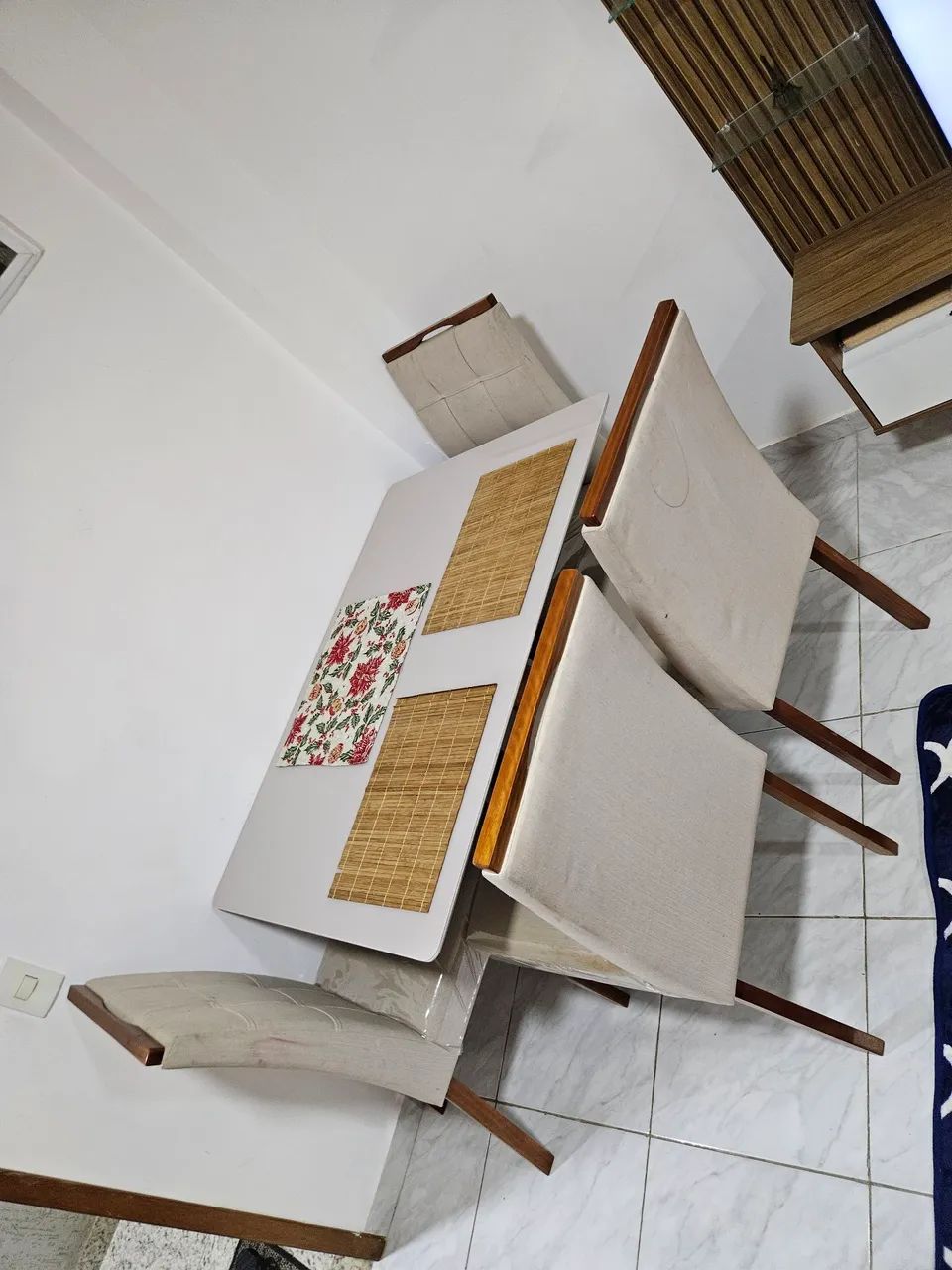 Mesa de vidro leitosa - Foto 2