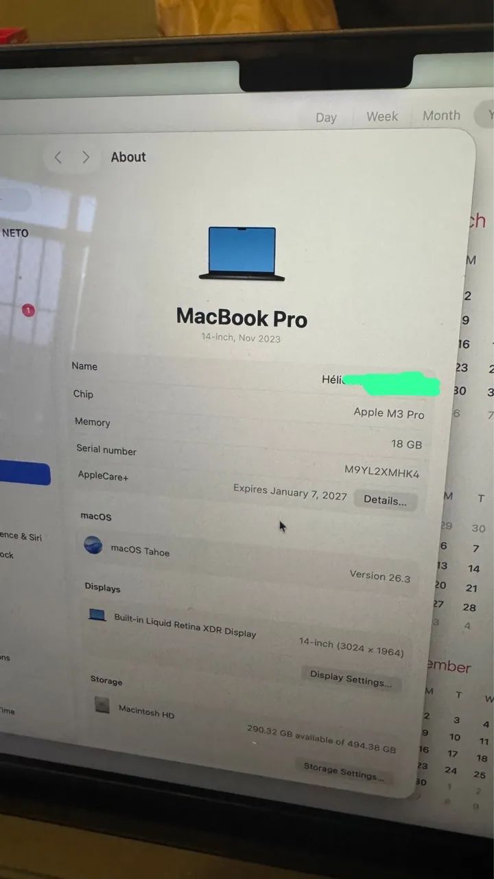 MacBook Pro M3 18GB com garantia - Foto 3