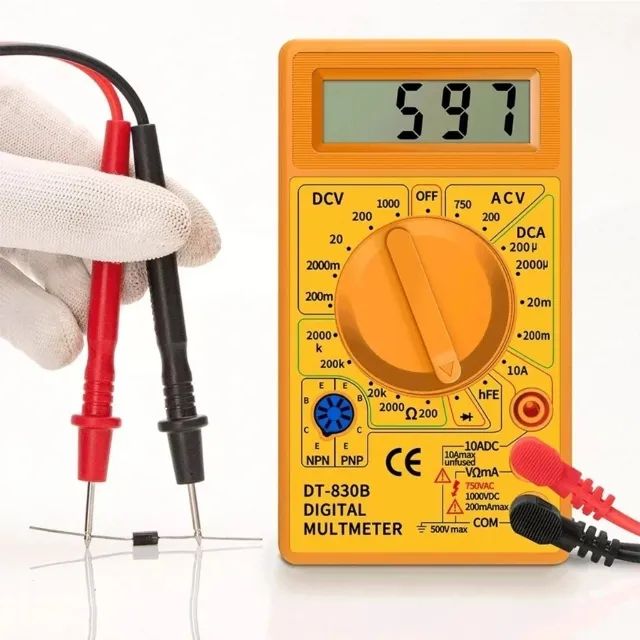 Multímetro Digital DT-830 com Bateria