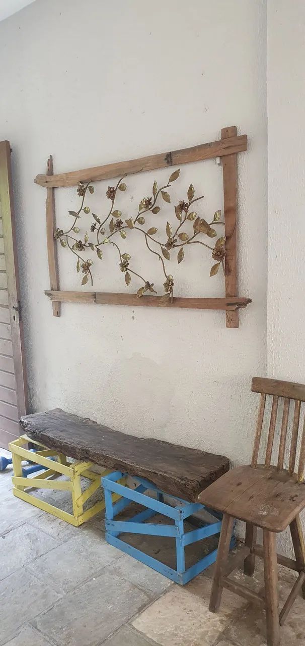 Quadro rustico com arabescos de ferro - Foto 2