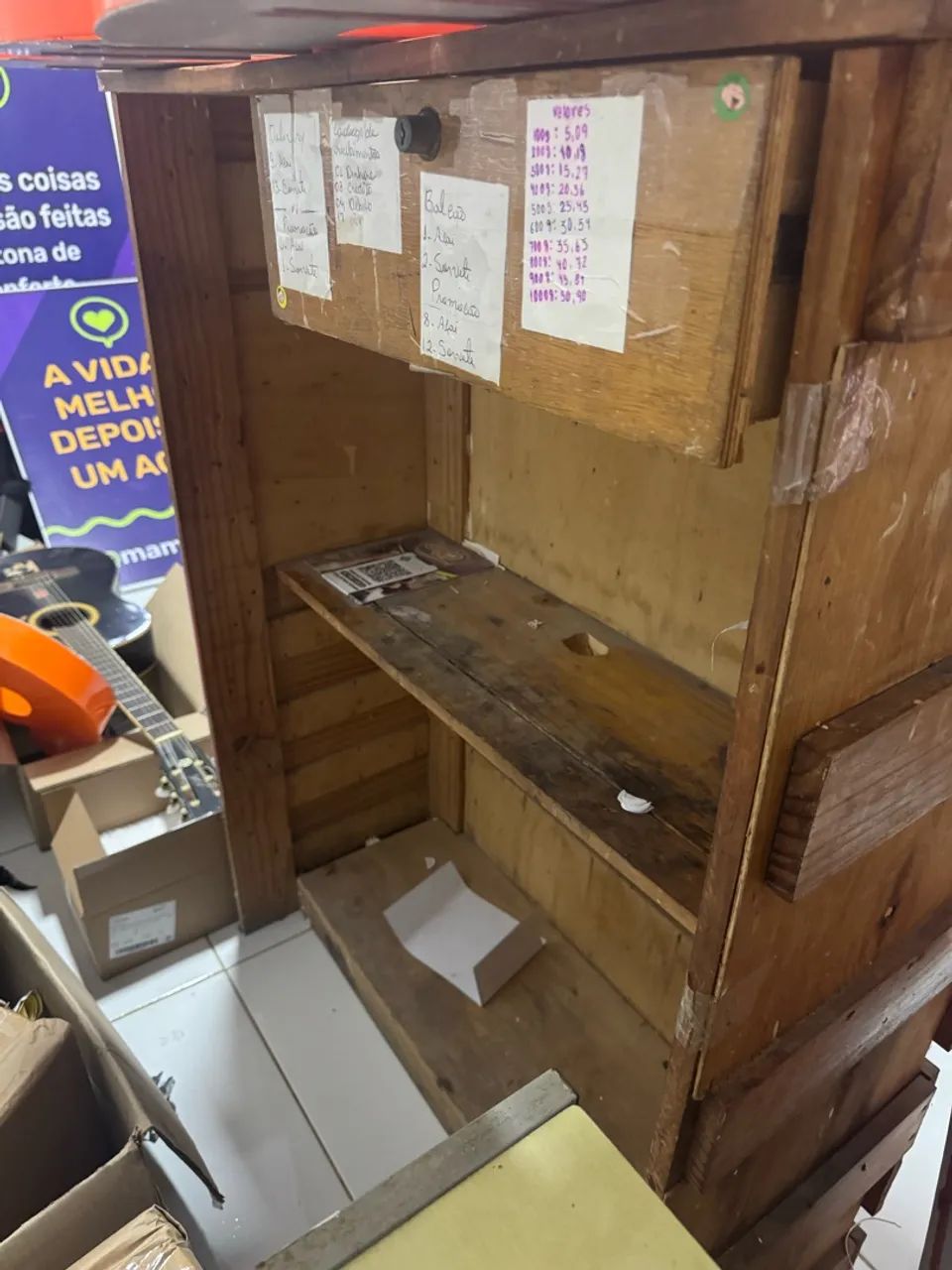 Vendo balcão caixa e Balcão de mix para Acaiteria  - Foto 3