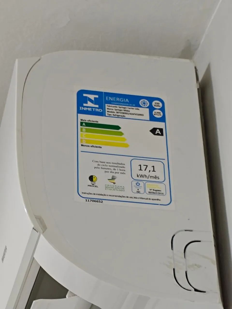 Split Springer 9000 BTUs inverter  - Foto 2