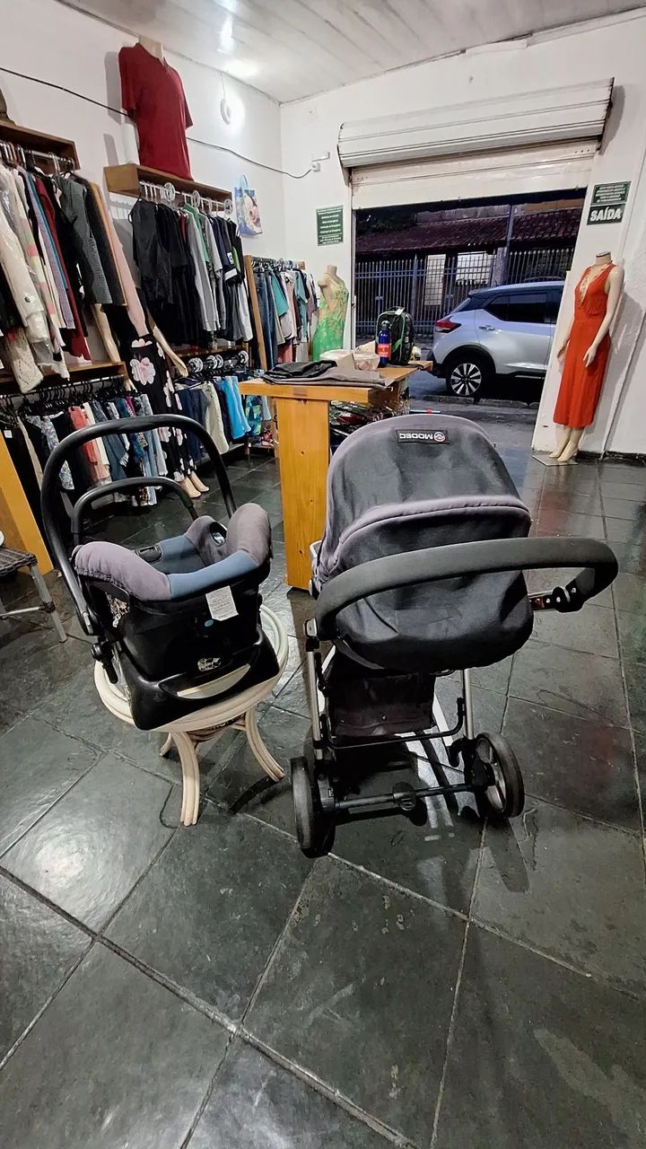 Carrinho de bebê 1st com bebê conforto  - Foto 2