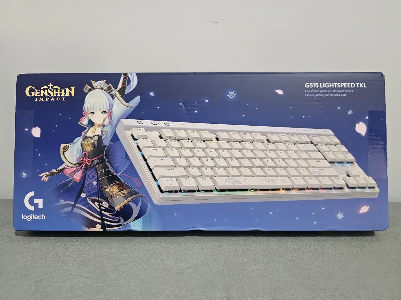 Logitech G515 Wireless TKL, Low Profile, Kamisato Ayaka Special Edition