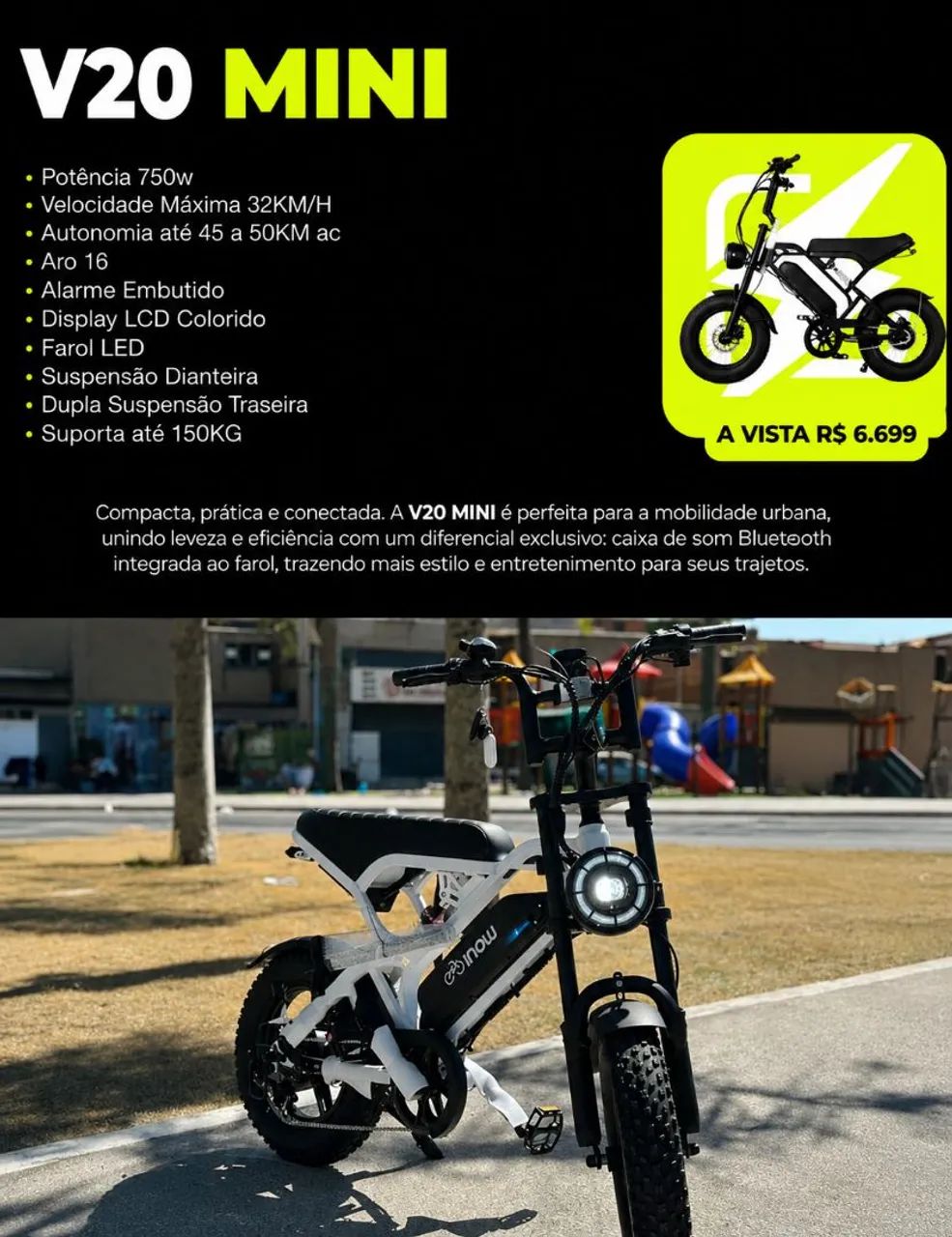 Bicicleta Elétrica  - Foto 3