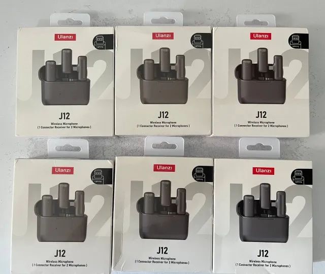 Ulanzi J12 Microfone de lapela duplo -Original