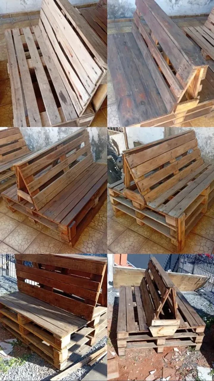 Banco de pallet  - Foto 4