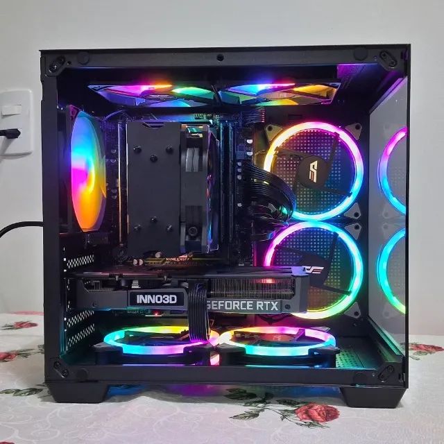 Xeon 2698v4 / RTX 3060 12GB/ 128GB 自作PC PC Gamer com Xeon 2696-V3, RTX 3060 12GB, 32GB RAM e SSD de 1TB