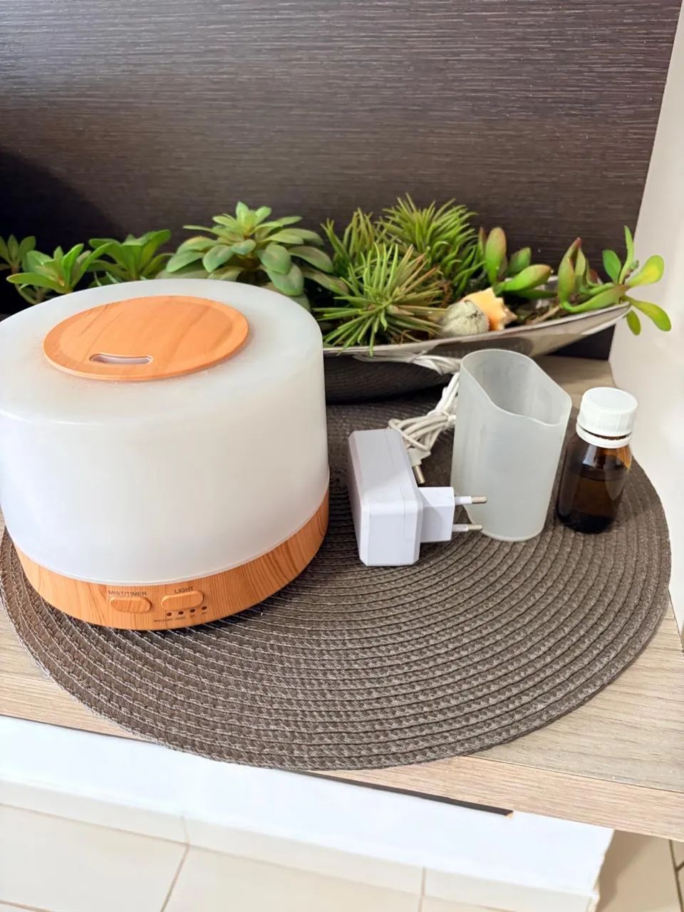 Difusor ultrassônico de aromas com LED - Foto 4