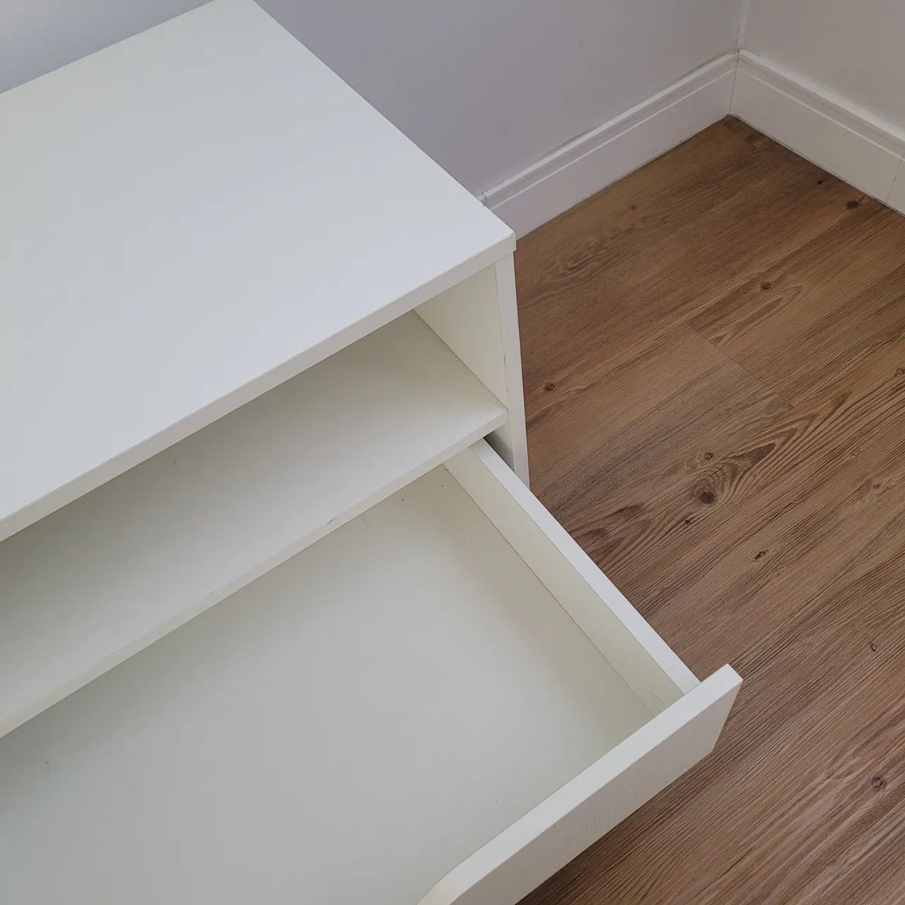 Rack Tok Stok 2 gavetas branco Lin - Foto 3