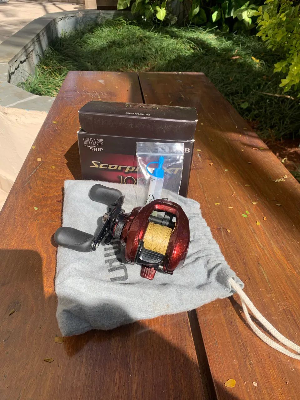 Carretilha Shimano Scorpion 1001xt  - Foto 4