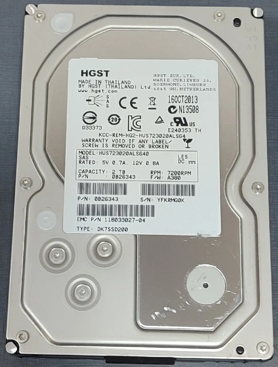 HD Hitashi 2tb sata 3.0 gb/s 7200rpm - Armazenamento - Getúlio