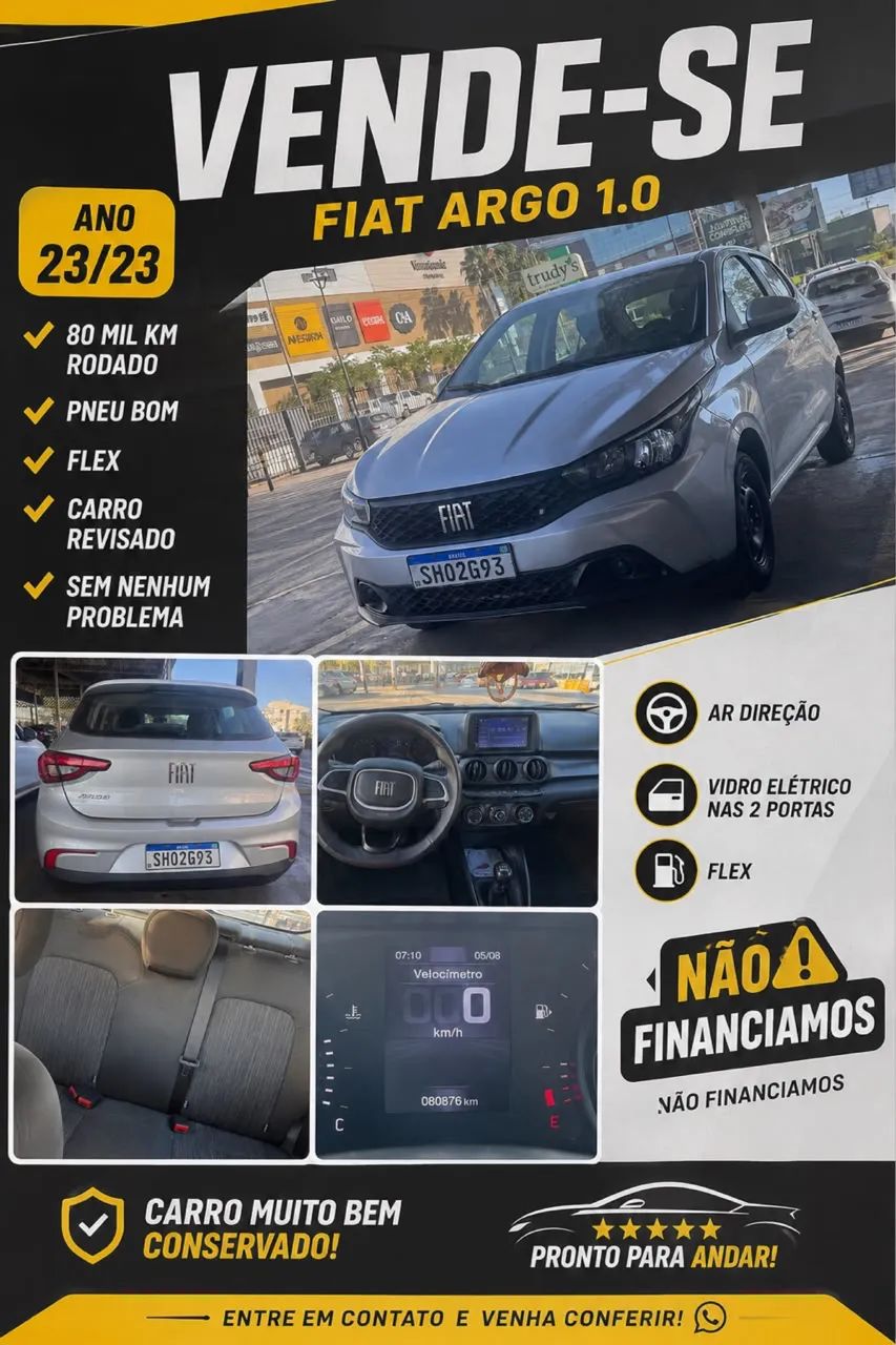 Fiat Argo 1.0 6V Flex. 2023 - Foto 2