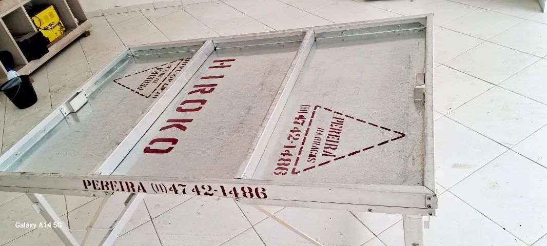 Barraca tabuleiro para ferro alumínio  - Foto 3