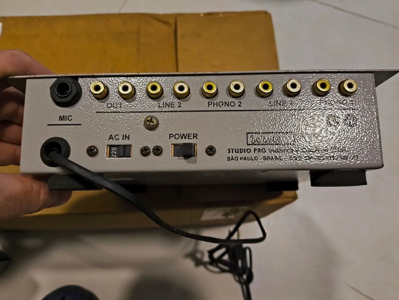 Mixer DJ Berzek Mixpad 5 Stereo Scratch Pro Analógico Vintage - Foto 3