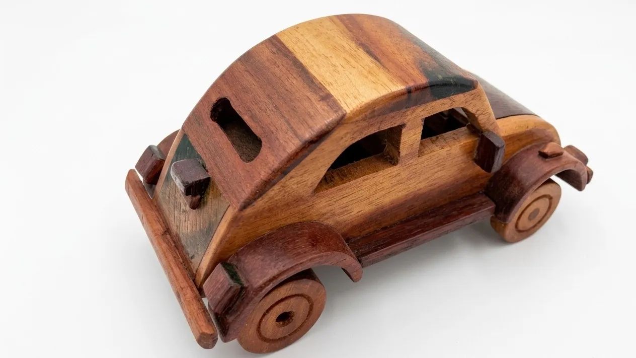 Carro madeira artesanal - Foto 2