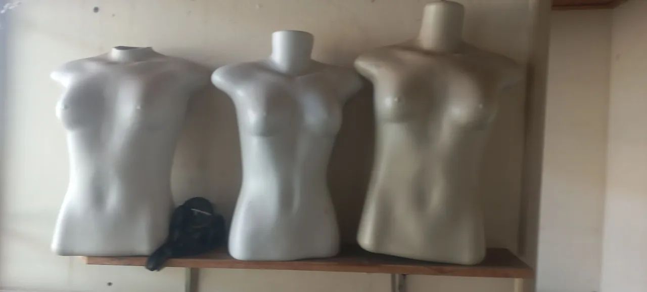 3 BUSTOS DE MANEQUINS  APENAS $ 60 - Foto 2