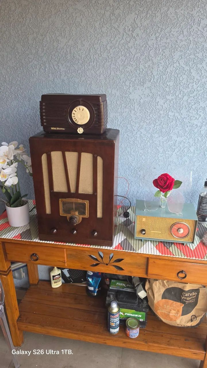 RADIO ANTIGO RCA USA. RARIDADE - Foto 4