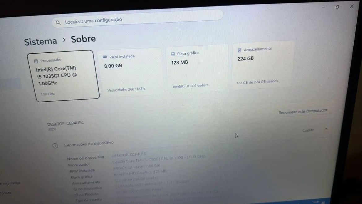 NOTEBOOK LENOVO IDEAPAD S145
