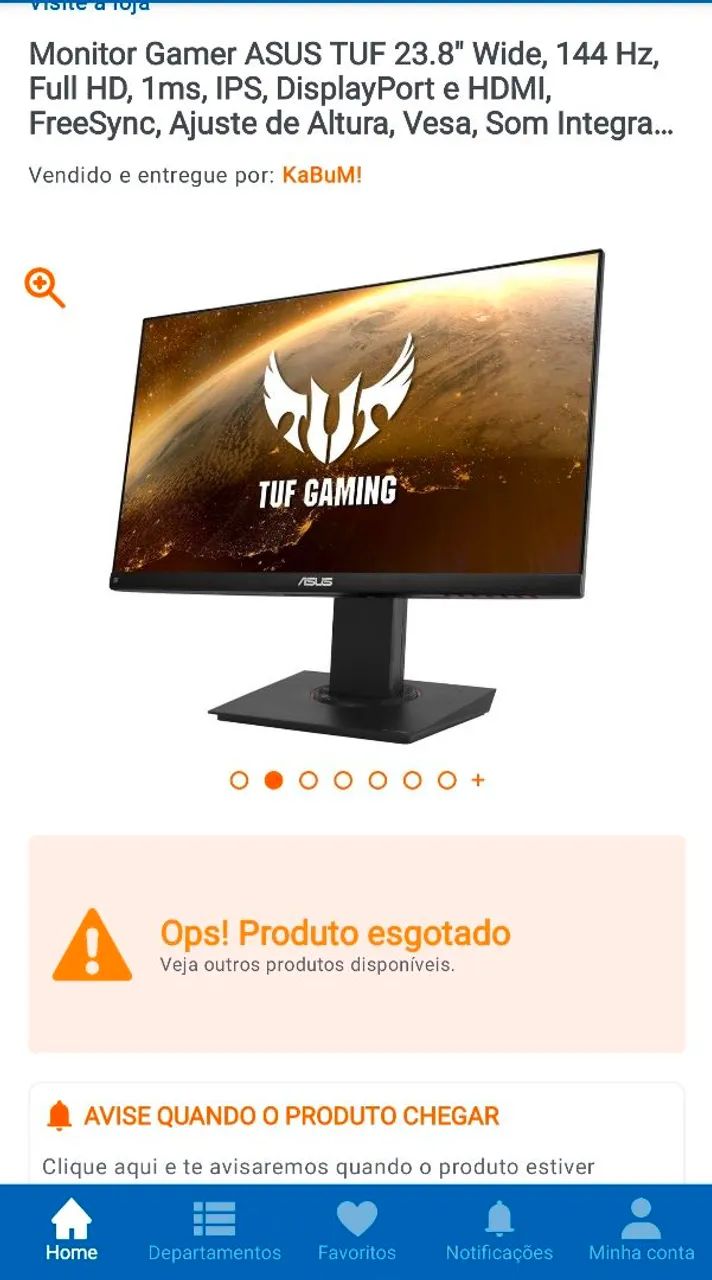 Monitor Asus Tuf IPS - 25 Polegadas - Foto 3