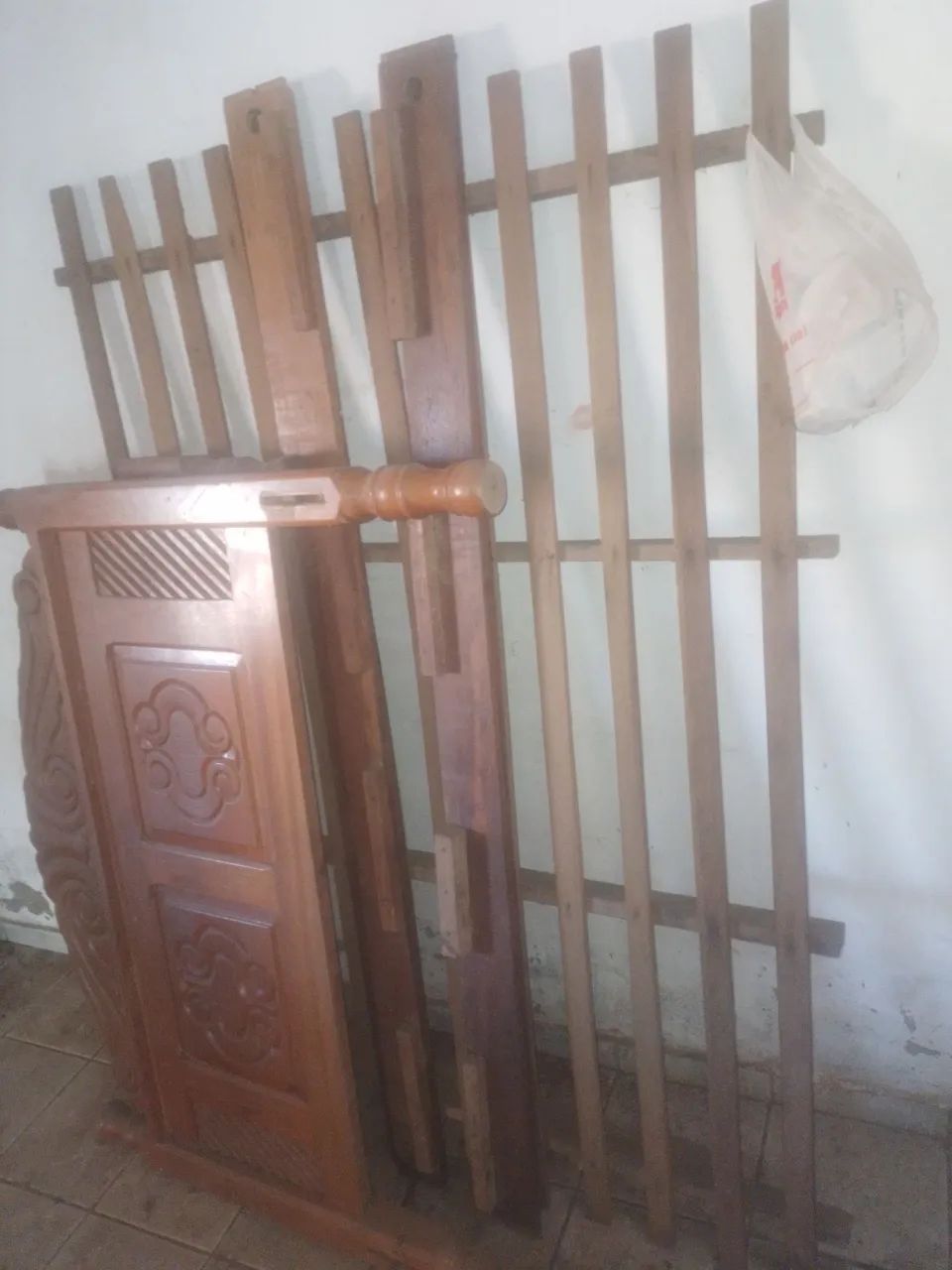 Cama de casal de cerejeira - Foto 2