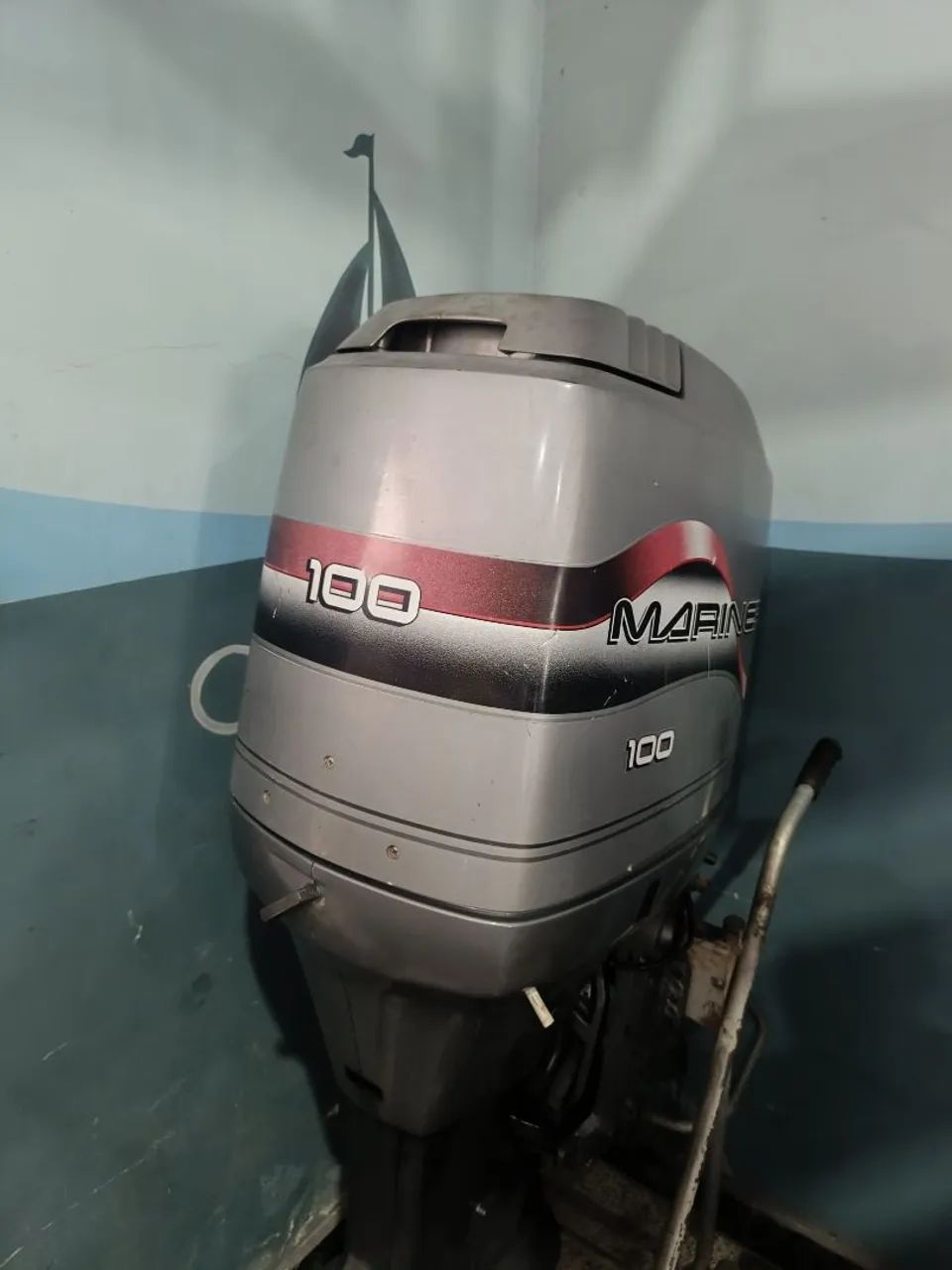 Motor de popa 100 Hp anos 2000 - Foto 2