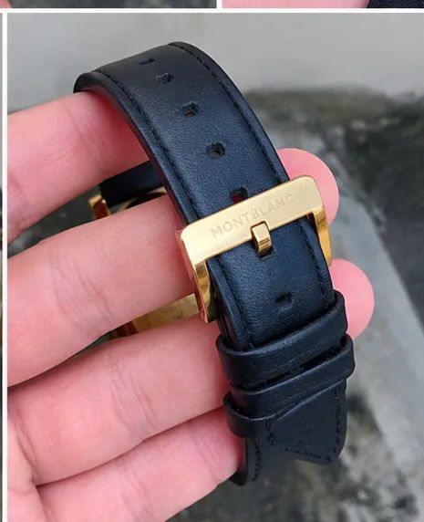 Relógio Elegante com pulseira em couro - R$350,00 só hoje - Foto 2