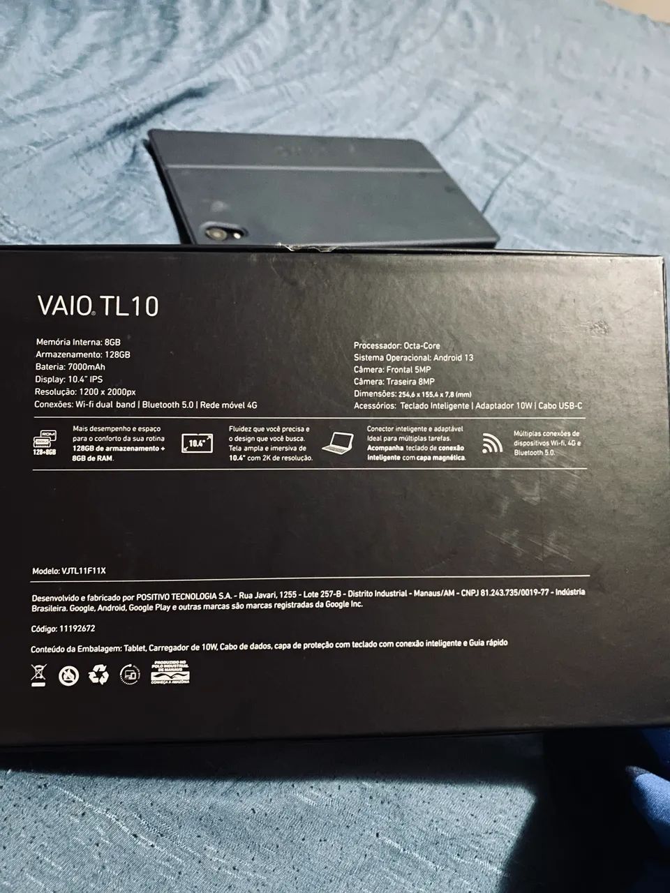 Tablet Vaio TL10 com Teclado de Conexão Inteligente