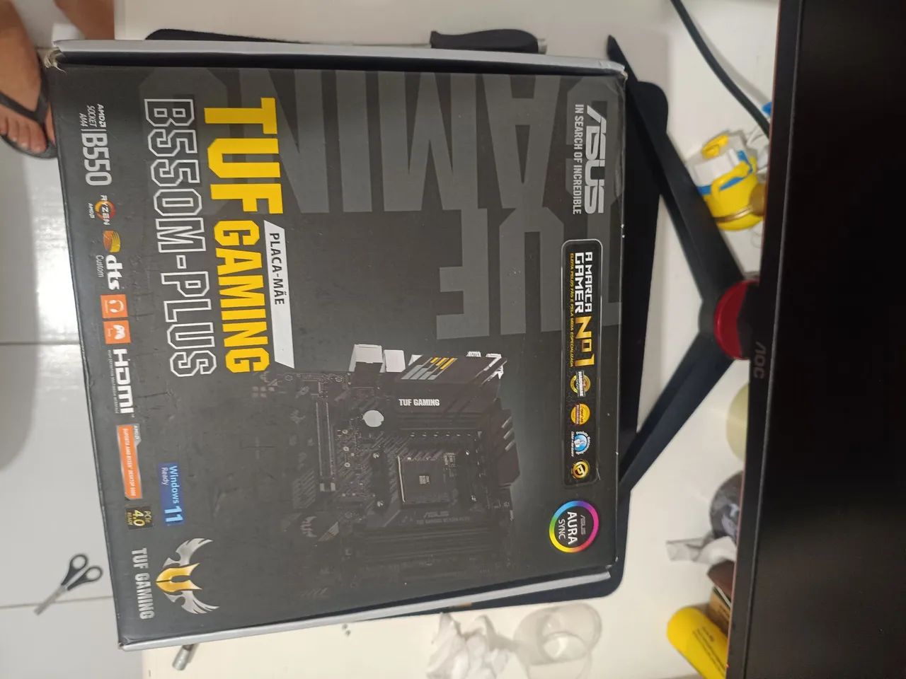 Placa Mãe ASUS TUF GAMING B550M-PLUS - Foto 3