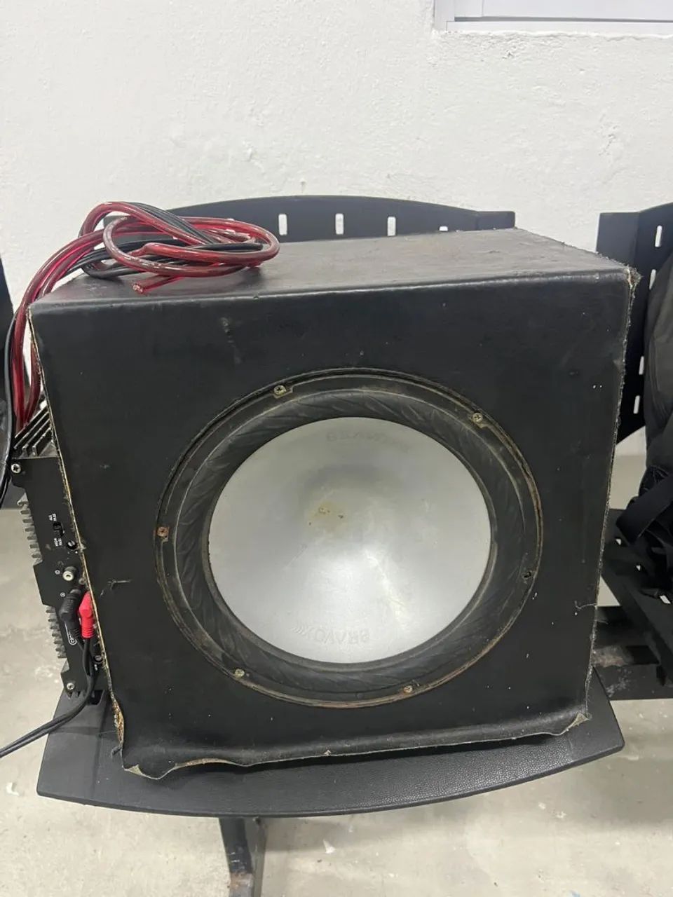 Caixa De Som Automotivo Bravox + Módulo Power Systems A900