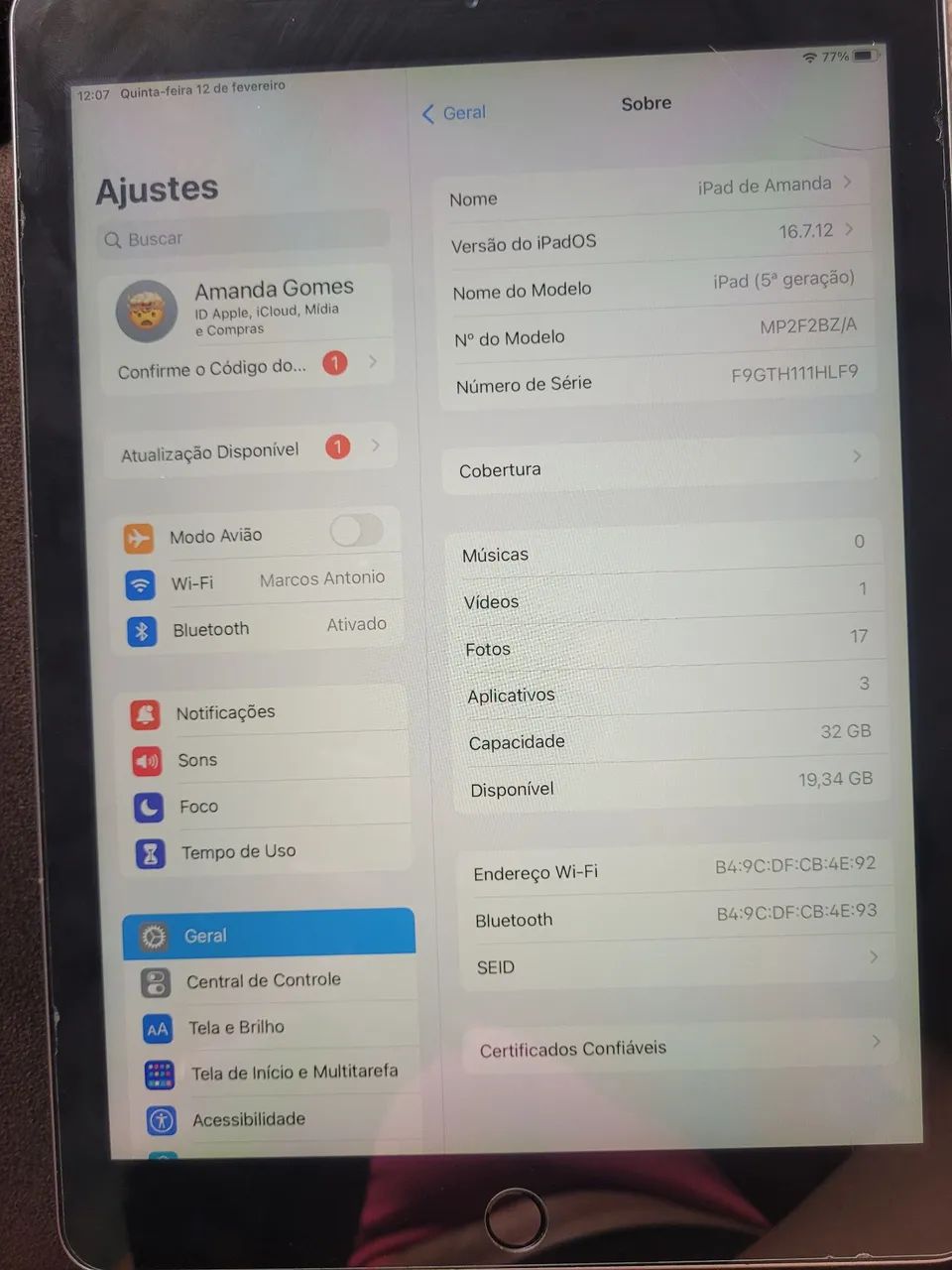 Ipad geração 5 - Foto 2